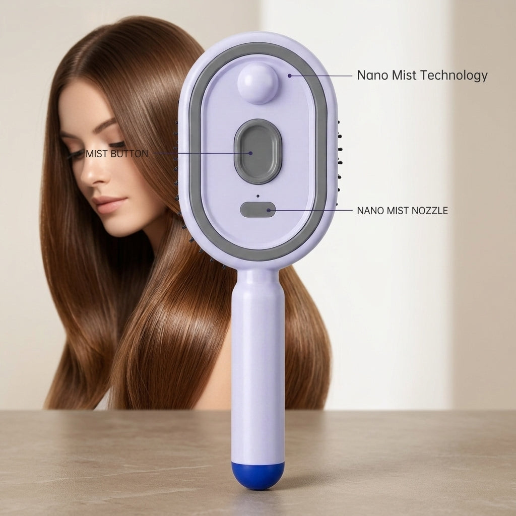 Electric Spray Retractable Comb