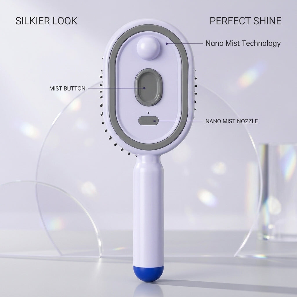 Electric Spray Retractable Comb