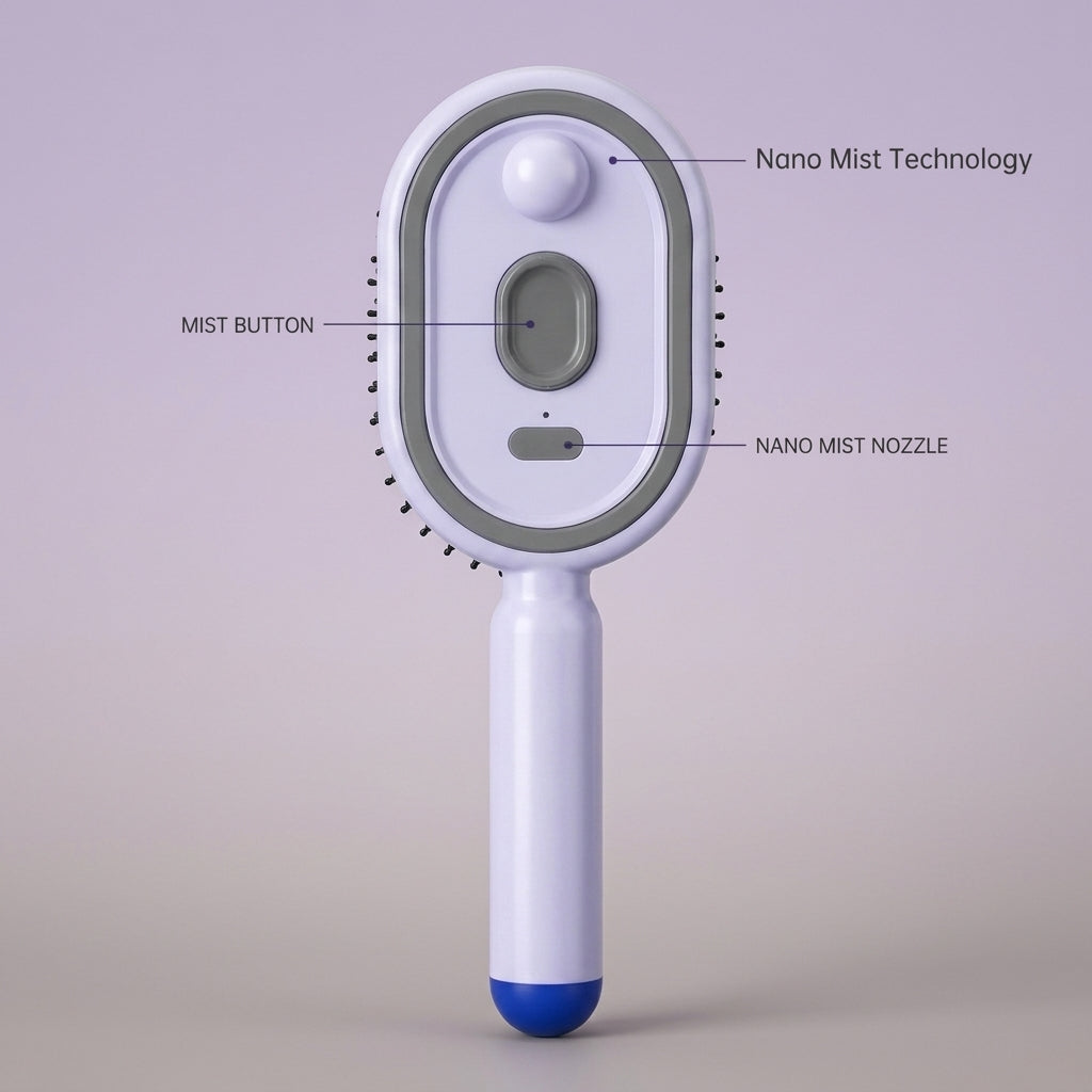 Electric Spray Retractable Comb